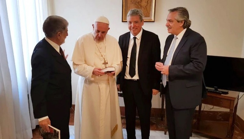 La última visita de Fernández al Papa fue en agosto de 2018.