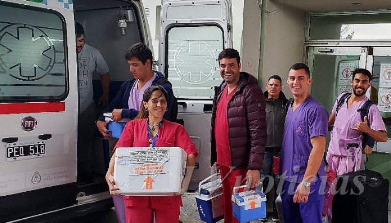 Entre el lunes y la mañana del martes se llevó adelante un exitoso operativo de ablación de órganos en el Hospital Zonal de Caleta Olivia. (LVS)