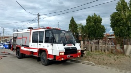 Bomberos controló principio de incendio en vivienda