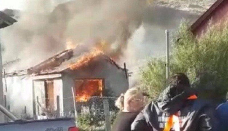 Fuego en la vivienda.