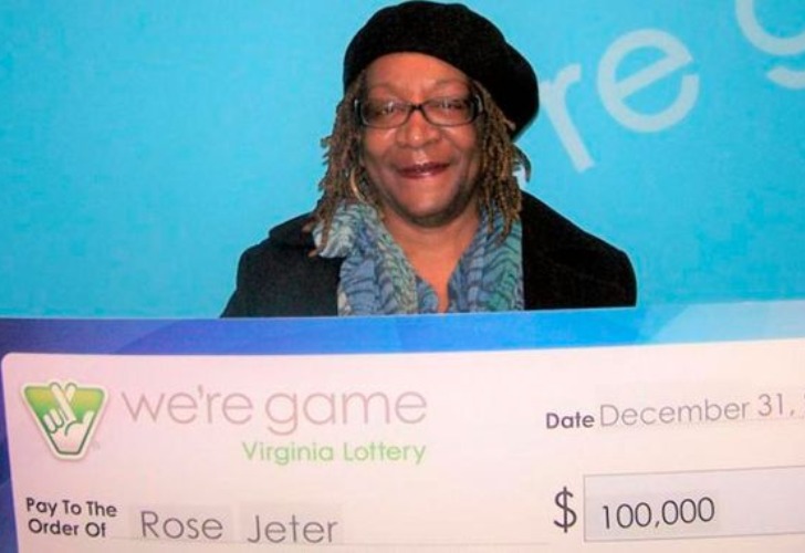 Rose Jeter, la ganadora de la lotería.