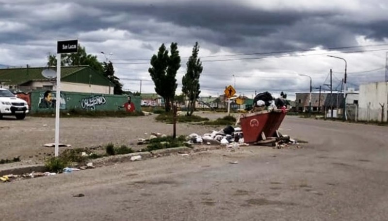 Contenedores colocados en el barrio. 