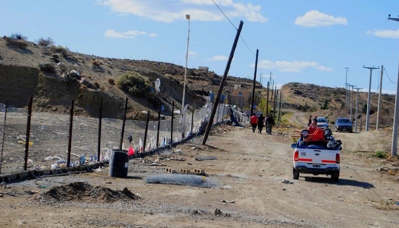 Robaron el alambrado perimetral del basural 