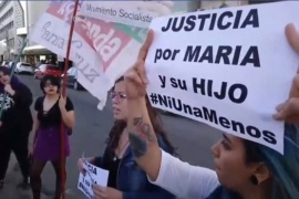 En Río Gallegos también pidieron “Justicia por María y su hijo”
