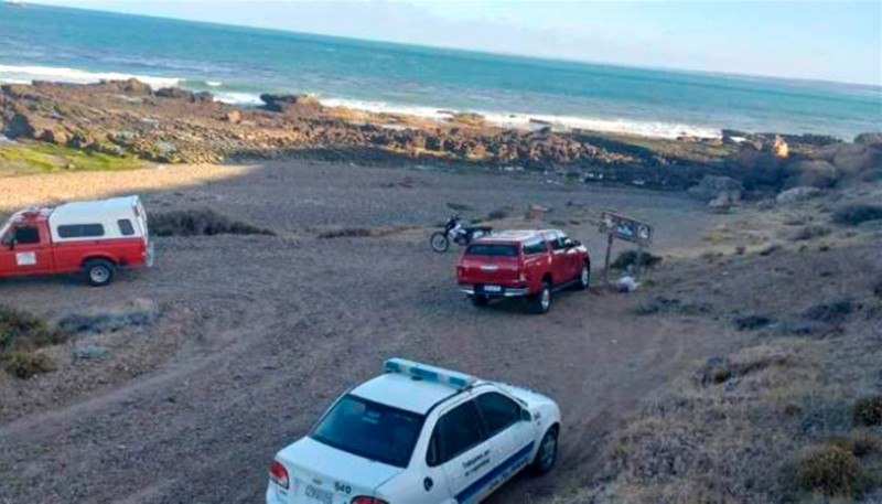 El lugar donde sucedió el atroz crimen y violación. 