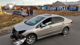 Un conductor trasladado al hospital tras fuerte choque