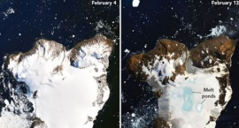 La NASA dio a conocer cómo es el deshielo en la Antártida