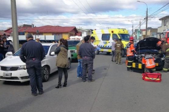 Argentino colisionó en Punta Arenas. (ElPinguino)