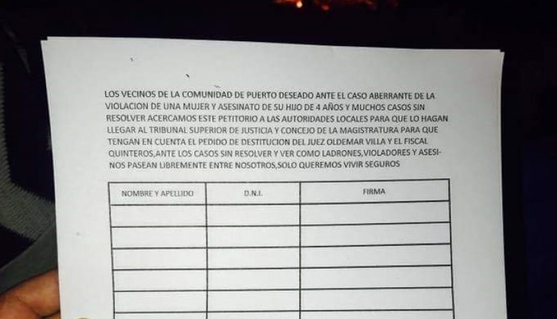 Los vecinos juntan firmas para presentar al TSJ para remover al magistrado. 