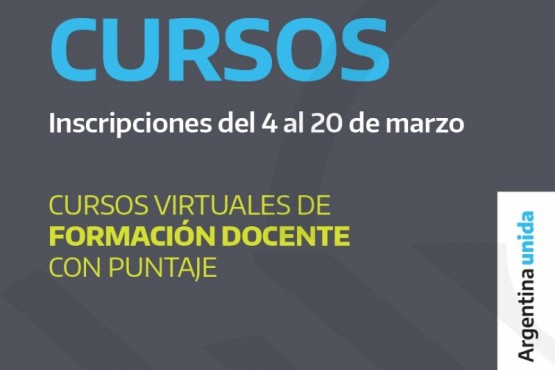 Inscripciones hasta el 20 de marzo.