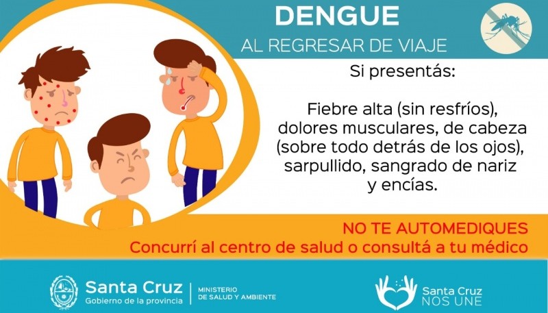 Dos pacientes presentaron sintomatología  de Dengue