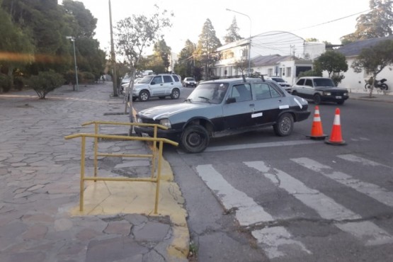 Persecución y choque en pleno centro 