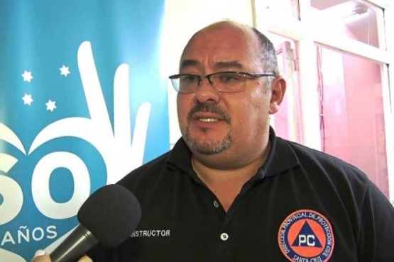 Diego Farías, titular de Protección Civil. 