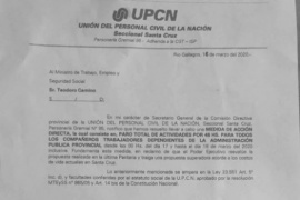 UPCN realizará un paro total por 48 horas