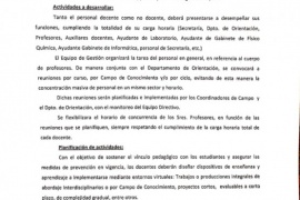 Docentes y auxiliares mañana deberán presentarse a trabajar