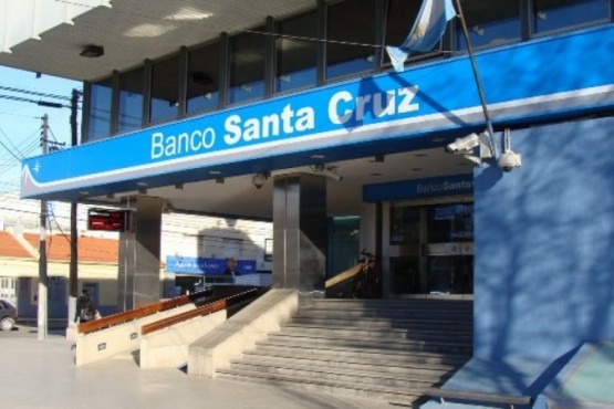 Banco Santa Cruz dispuso nuevas pautas de atención 