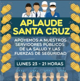 Hoy se realizará la campaña Aplaude Santa Cruz