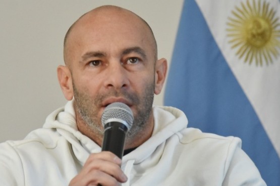 El ministro de Seguridad del Chubut, Federico Massoni. 