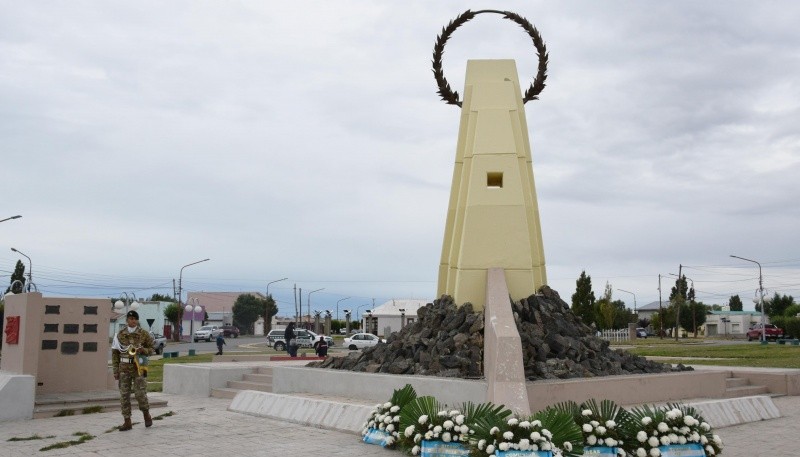 Emilio Maldonado participó de acto homenaje a combatientes y caído en Malvinas