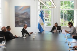 El Presidente recibió a la Cámara Argentina de Comercio