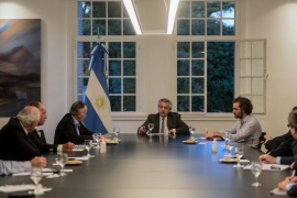 Alberto se reunió en Olivos con empresarios de la Unión Industrial Argentina