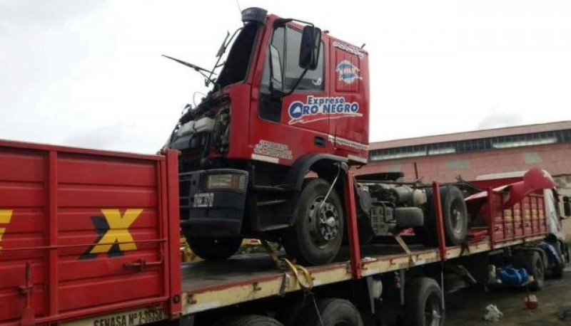 El camión sería trasladado a la provincia de Buenos Aires.