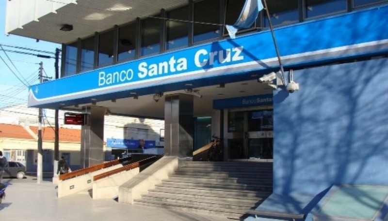 Banco Santa Cruz (foto archivo).