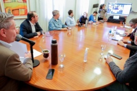 Arcioni encabezó la primera reunión con el Comité Económico y Social