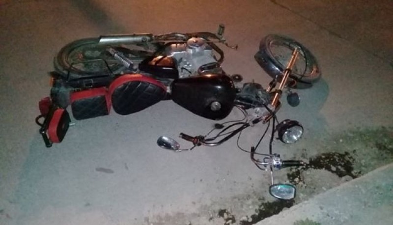 Un motociclista hospitalizado tras fuerte choque 