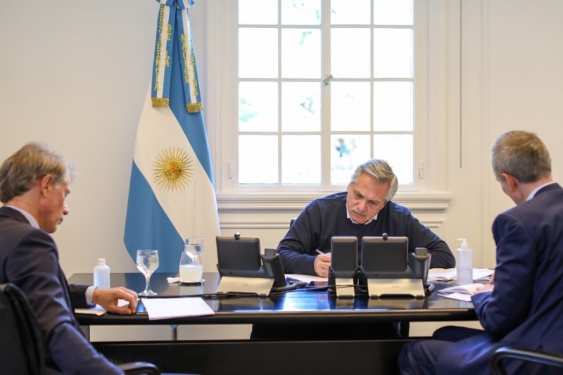 El Presidente, Alberto Fernández.