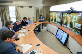 Alberto dialogó por videoconferencia con Intendentes de todo el país