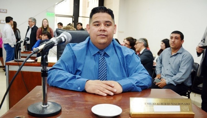 Emilio Maldonado, presidente del Concejo Deliberante local. 