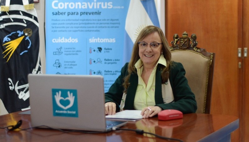 La gobernadora Alicia Kirchner.