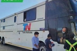 TN Noticias estuvo en Madryn y llegarían por el sur hasta Santa Cruz