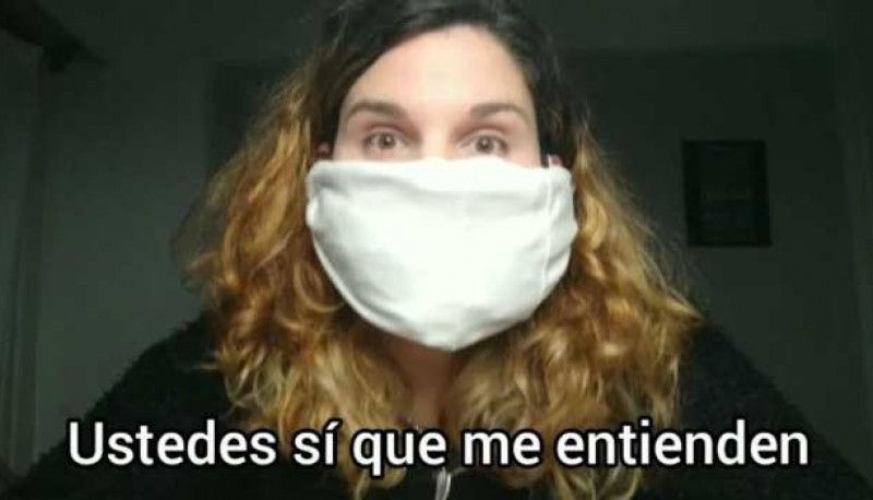 Captura del video viral. 