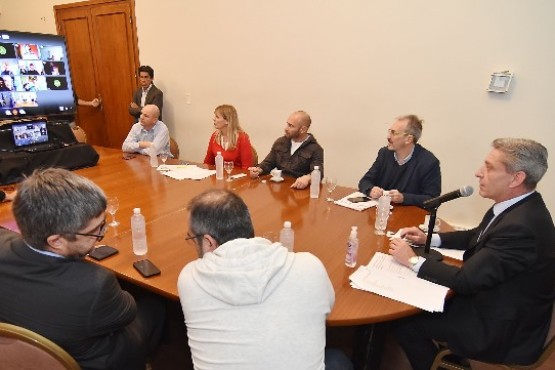 Arcioni en videoconferencia. 