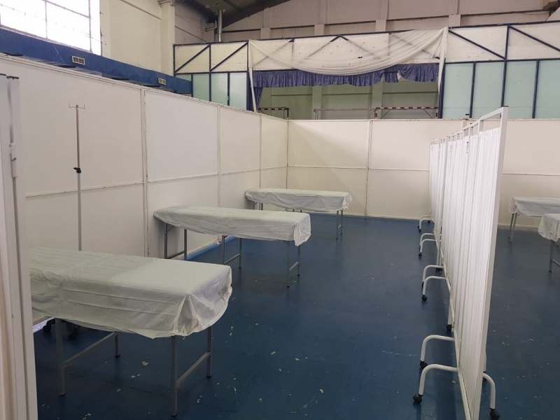 Luque recorrió hospital de campaña que recibió 25 camas de PAE