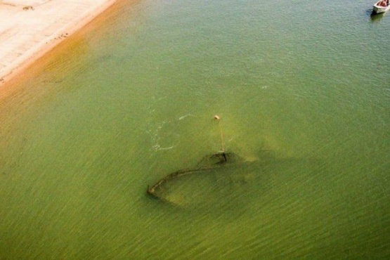 Hallaron un barco hundido desde hace más de 100 años en el Río Paraná 