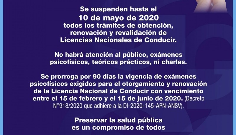 Obtención, renovación y revalidación de licencias nacionales de conducir