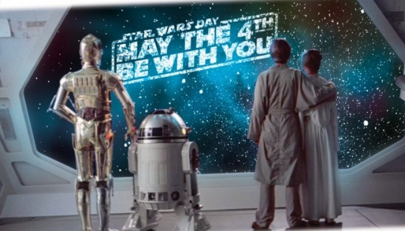 Porque el cuatro de mayo se celebra el día internacional de Star Wars 