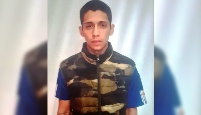 Él es Ángel Zamudio, detenido por robo calificado. 