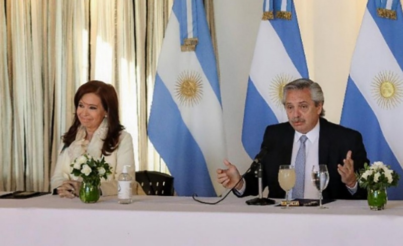 Alberto Fernández y Cristina Kirchner