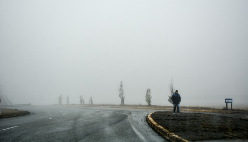 Poca visibilidad en la Autovía (Fotos:C.Robledo).