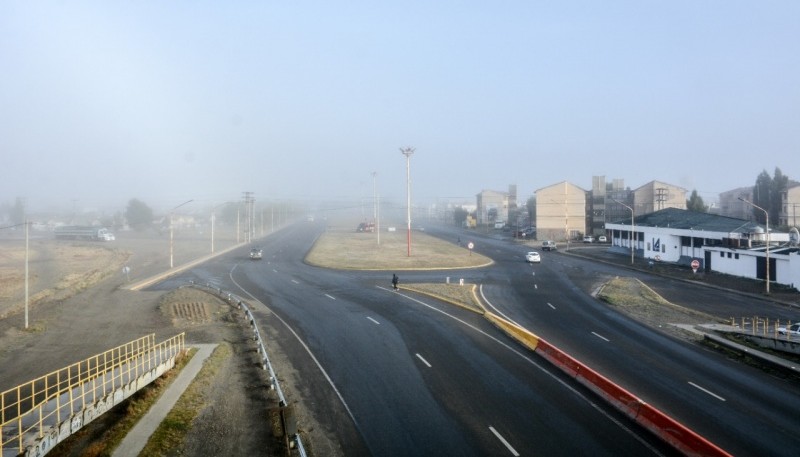 Niebla en Río Gallegos