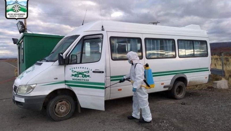 Controles en el ingreso de 28 de Noviembre.