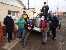 Repartieron comida en sectores vulnerables del Barrio Belgrano