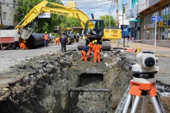 Se viene la segunda etapa de la obra de los pluviales de Río Gallegos. (Archivo).