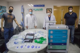 Anestesiólogos donaron equipos para el hospital de Río Gallegos