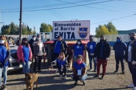 El trabajo de la junta vecinal para llevar comida a las familias