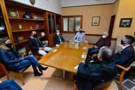 Maderna se reunió con representantes de la Cámara de Comercio